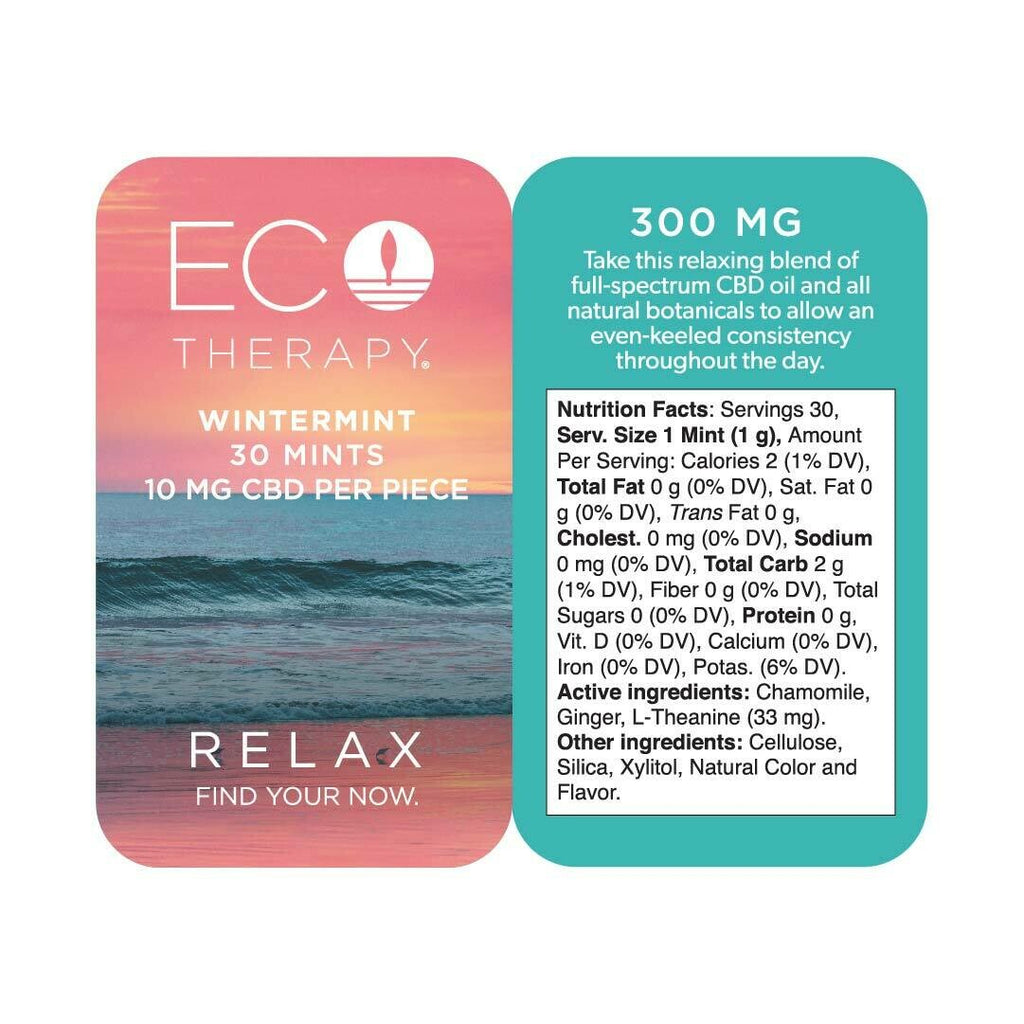 Eco Therapy CBD - CBD Mints - Wintermint - Relax