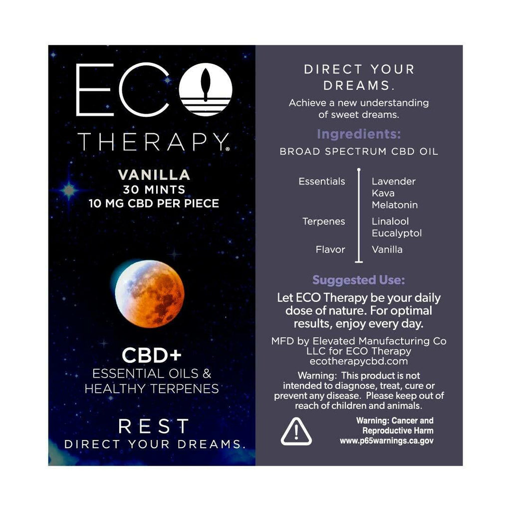 Eco Therapy CBD - CBD Mints - Vanilla - Rest