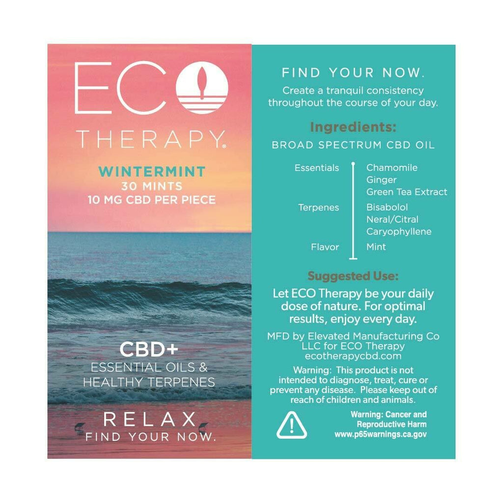 Eco Therapy CBD - CBD Mints - Wintermint - Relax